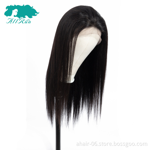 Cheap100% Raw Virgin Hair Unprocessed Wholesale , Straight 13x4 Lace Frontal  Brazilian Virgin Human Hair Wigs For Black Women
